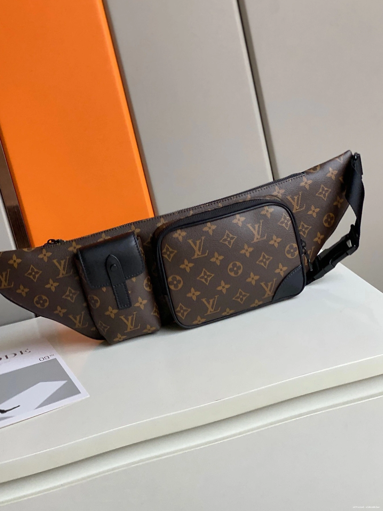 Official oldcobbler VUITTON CHRISTOPHER LOUIS BUMBAG 0718